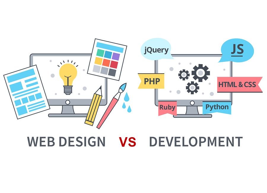web development vs web designing